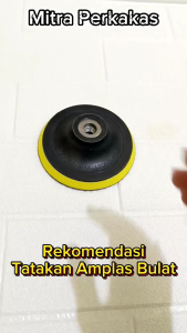 Sanding Pad Velcro 5 Inch 125mm / Tatakan Amplas Bulat 5inch /Tatakan Amplas Kasar 5 Inch Sanding Velcro Pad 5 M14 Murah Berkualitas