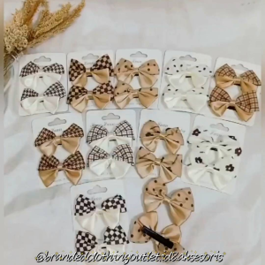 (1PASANG) JEPIT RAMBUT ANAK / JEPIT PITA ANAK / JEPITAN RAMBUT ANAK LUCU / JEPIT LUCU 2PCS / JEPIT RAMBUT BAHAN KAIN SATIN / JEPIT PITA PASANGAN / JPR 9625