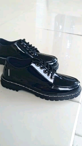 SEPATU FORMAL PRIA DOCMART TALI HITAM MENGKILAP/ GLOSSY/ SEPATU PANTOFEL KERJA/KANTOR/SEKOLAH/DINAS