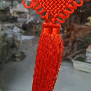 Một dây ngũ phúc lâm môn đồng thau kết dây đỏ treo Mặt Năm Dơi Bằng Đồng Thau Kết dây đỏ