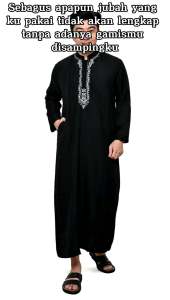 Jubah Gamis Pria Dewasa Bordir Lengan Pendek Dan Lengan Panjang Terkini