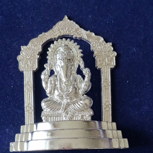 Premium German Silver Ganesh Idol | Auspicious Decorative Statue For Home & Office