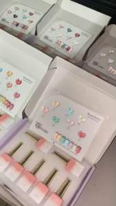 SET สีเจล Xuanfeier 7สี รหัส KS 01-14 แถมฟรีชาร์ทหัวใจสุดน่ารัก เฉดสีสวย เนื้อสีแน่น ราคาคุ้มค่าสุดๆ