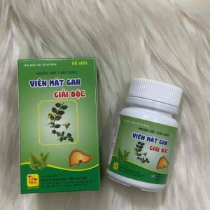 MÁT GAN GIẢI ĐỘC hộp 60 viên - tăng cưởng chức năng giải độc gan hỗ trợ giảm nổi mề đay viêm van men gan tăng cao