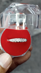 Cincin Berlian Eropa Natural Model Satu Baris & Memo Sertipikat