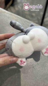 Cute Cat Butt Corgi Butt Keychain pendant plush doll school bag pendant