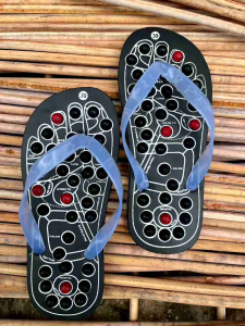Sandal Refleksi Pria Wanita Original Rematik Akupuntur untuk kesehatan Pijat Model Selop Dan Jepit