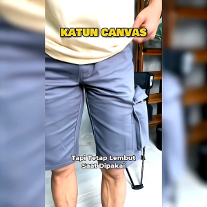 BAPIN Celana Cargo Pendek - Cargo Short Pants Size S-3XL Degom
