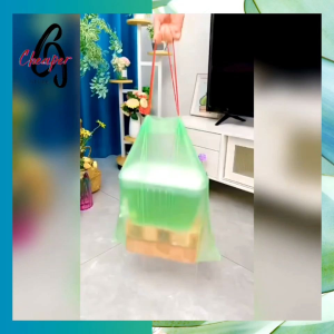 Disposable Garbage Bag Colorful Drawstring