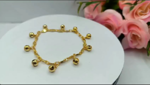 Gelang Tangan Dan Kaki Kroncong Lapis Mas