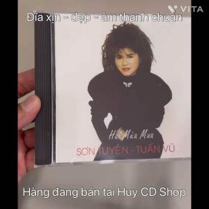 Đĩa CD Sơn Tuyền Tuấn Vũ Hai mùa mưa Nhạc vàng trữ tình Bolero Đĩa lòng Trắng Chất Lượng cao Âm Thanh chuẩn HUY CD SHOP