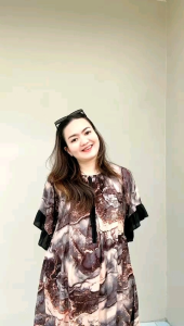 [TERBARU] Rey.boutique - Dress Alysa Long Motif Rayon Premium / Dress Kekinian Tebal Adem Tidak Nerawang Terbaik / Dress Wanita Murah Fashion / Dress Semata Kaki Model Terbaru