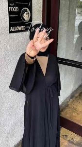 OUTER FLAWY CERUTY DRESS WANITA LUARAN