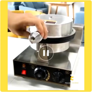 COMMERCIAL CRISPY WAFFLE CONE MAKER / ICE CREAM CONE MACHINE / EGG ROLL MAKER / CONE BAKER