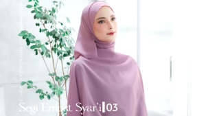 Hijab Segiempat Polos Ethicahijab Syari Ukuran 130 x 130