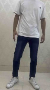 Skinny stretch denim pants for Men Fashion menswear