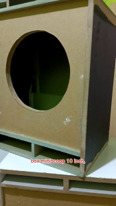 BOX SPEAKER MINISCOOP 10 INCH BAHAN MDF TEBAL PREMIUM
