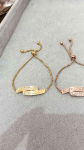 Gelang Tangan Serut Wanita Titanium Jewelry S02 Perhiasan Aksesoris