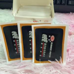 Rubber Patch แผ่นปะยางเรเดียล(รุ่นแบ่งขาย3ชิ้น50)ใช้ซ่อมแซมมยางล้อรถยนต์ รถบรรทุก รถทางการเกษตร ใช้กับแผลที่มีขนาดใหญ่