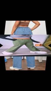 Denim plus pants for women size 34-50 inch waist ready stock Malaysia