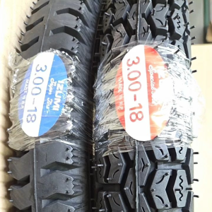 Izumi motorcycle tire 300x18 with different treadline. Fits 3.00-18. Made in Philippines