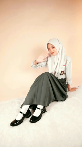 Sepatu paskibraka glosy 5 cm sepatu sekolah SD SMP SMA sepatu pramuka