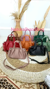 Tas Wanita Papirut Pupy 2in1 / Tas Papirut Pupy 2in1 / Tas Selempang & Bahu Wanita By Naturalhandbag / Tas Kulit Jeruk
