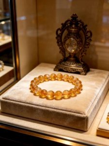 pyramid citrine bracelets