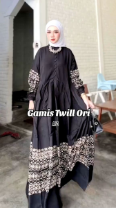 GAMIS TWILL FLOY TERBARU NEW MOTIF