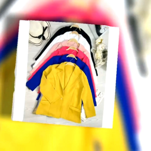BLAZER SCUBA KERAH KANCING JAKET outfit terbaru