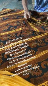 Kain Panjang Katun Tebal Batik Tradisional Multifungsi -Kain Batik Panjang-jarik -Kain Samping-Kain Nujuhbulanan-Persiapan persalinan -Bahan Kemben-Bawahan Kebaya-Penutup Jenazah