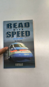 Read with Speed: Six Easy Steps by Roz Townsend| old unused book | self-help book