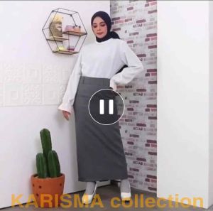 Rok Span Rempel Belakang: Pilihan Tepat untuk Rok Formal Panjang