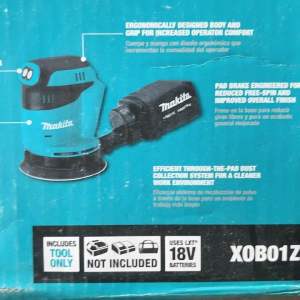 Makita LXT 18-Volt LXT Lithium-Ion Cordless 5 in. Random Orbit Sander (Tool-Only