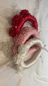 Mấn đội đầu phối hoa xinh cho mẹ và bé m91