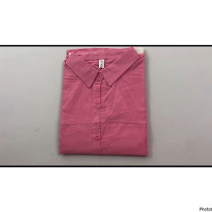 KEMEJA POPLIN KANCING MODEL LENGAN 3/4 / KEMEJA TRENDY KOREA 8179