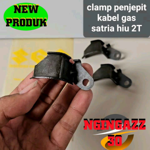 Besi Breket Penahan Penjepit Clamp Kabel Gas Satria Hiu 2 Tak LSCM