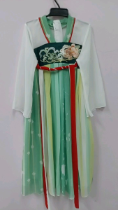READY STOCK Kids Children Ancient Chinese Han Costume Chinese Traditional Costume Pakaian Tradisi Kaum Cina Mulan Movie Character女童中国装汉服