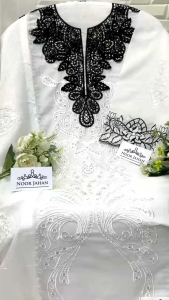 [PRE-ORDER] Ready Made Cotton With Heavy Embroidered Suit ( Delivery 10 days )