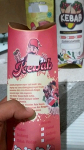 bungkus kebab warna 24x9 isi 100