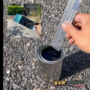 สีพ่นรถยนต์ 2k สีดำมุก ออโรร่า  สีพ่นมอเตอร์ไซค์ Svrpaint