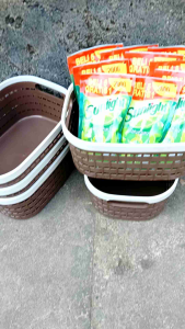 paket 10 sabun cuci piring kemasan 2000+wadah keranjang kotak coklat blink serbaguna