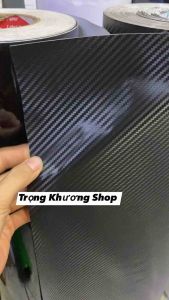 Decal CACBON NHÁM sẵn keo dán bảo vệ che khuyết điểm cho xe máy ô tô… và nhiều vật dụng khác nhau….khổ decal 60cm