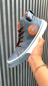 Sepatu Pria Boots Canvas Fashion Shoes Kasual Kerja Casual Clasic Grade 100%