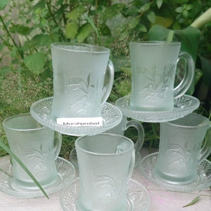 Paket Gelas Kopi 12PCS/Cangkir Set/Paket Komplit/Gelas dan Tatakan
