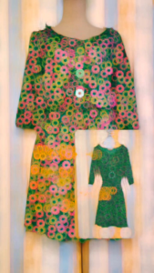 ชุดเดรสwcr ผ้าชีฟอง Free size (WS806)