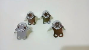 CORNER BOX HARDCASE IMPORT /QB16 SILVER MODEL DEKOK 1 SISI