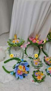 คาดผมและกิ้บกระทง งาน Handmade จากลวดกำมะหยี่ ฟร้อปเทศกาลลอยกระทงสุดน่ารัก พร้อมส่ง