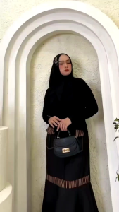 GAMIS TERBARU SYARI SYARI TRENDI BRANDED PRODUK PREMIUM FASHION MODERN MEWAH ELEGAN BAJU DRESS ETNIK MUSLIM BATIK ETNIK SHANUM