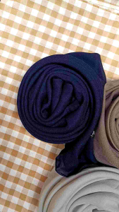 Jilbab Hijab Kerudung Oval Premium Polos Murah Tebal Anti Letoy - Qawiyyu Oval Hijab